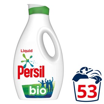 Tesco Persil biological laundry detergent liquid 53w 1431ml offer