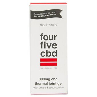 Tesco Four five cbd thermal joint gel 300mg 100ml offer