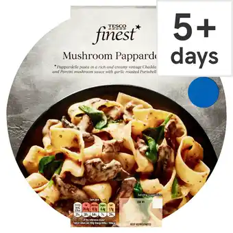 Tesco Tesco finest mushroom pappardelle 400g offer