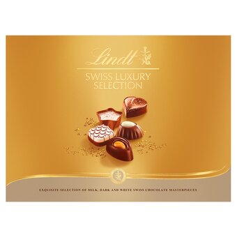 Tesco Lindt swiss luxury selection chocolates 195g offer