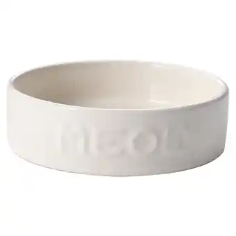 Tesco Tesco embossed ceramic bowl 10.3cm offer