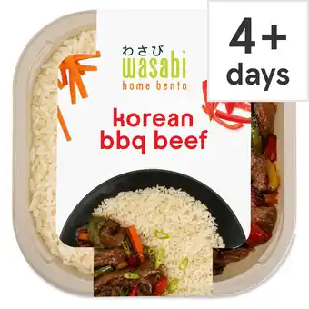Tesco Wasabi korean bbq beef with rice 450g offer