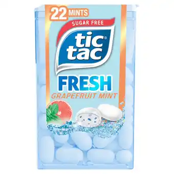 Tesco Tic tac sugar free fresh grapefruit mint 16.4g offer
