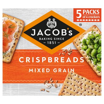 Tesco Jacobs mixed grain crisp bread 190g offer