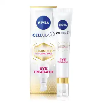 Tesco Nivea luminous anti-dark circle eye cream 15ml offer