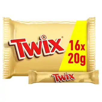 Tesco Twix 16 fun size bars 320g offer