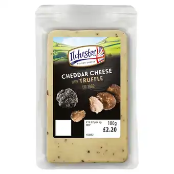 Tesco Ilchester cheddar cheese with truffle 180g offer