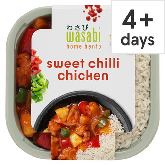 Tesco Wasabi sweet chilli chicken with rice 450g offer