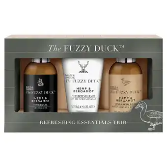Tesco Baylis & harding fuzzy duck hemp & bergamot essentials trio offer