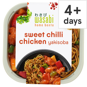Tesco Wasabi sweet chilli chicken yakisoba noodles 450g offer