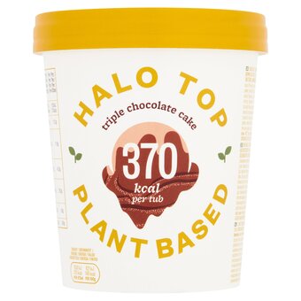 Tesco Halo top plant based triple chocolate cake ice cream 473ml offer