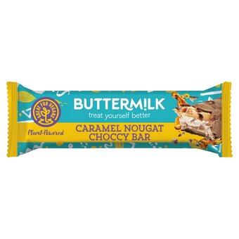 Tesco Buttermilk plant caramel nougat dairy free bar 50g offer