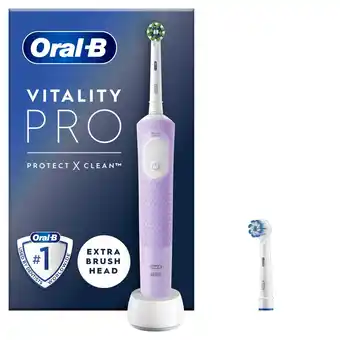 Tesco Oral-b vitality pro lilac electric toothbrush offer