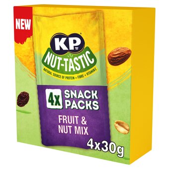 Tesco Kp nut-tastic fruit & nut mix 4 x 30g offer