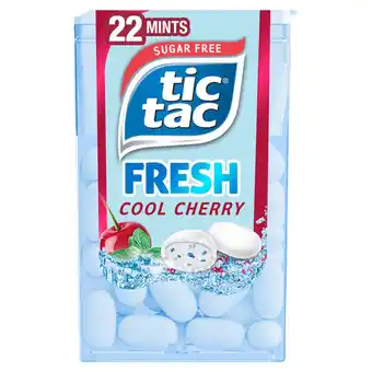 Tesco Tic tac sugar free fresh cool cherry 16.4g offer