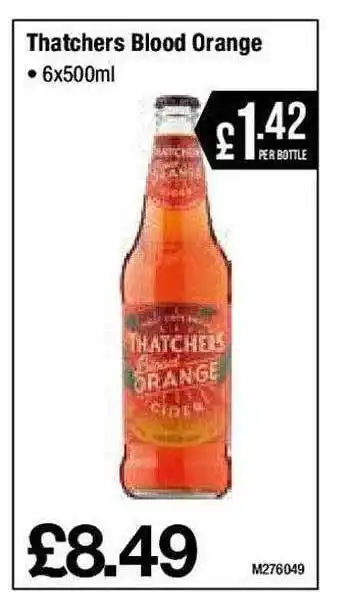 Makro Thatchers blood orange offer