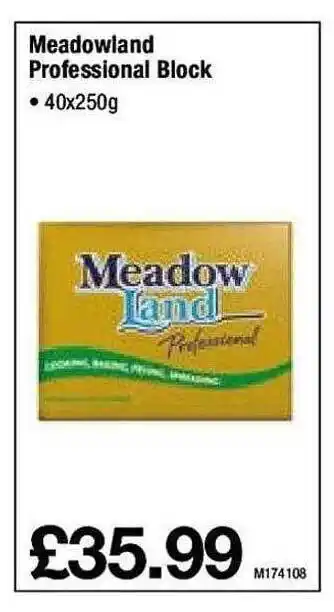 Makro Meadowland professional block offer