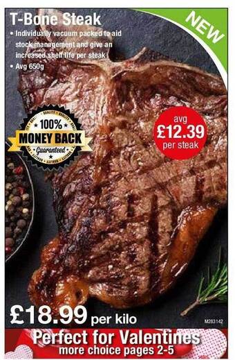 Makro T-bone steak offer