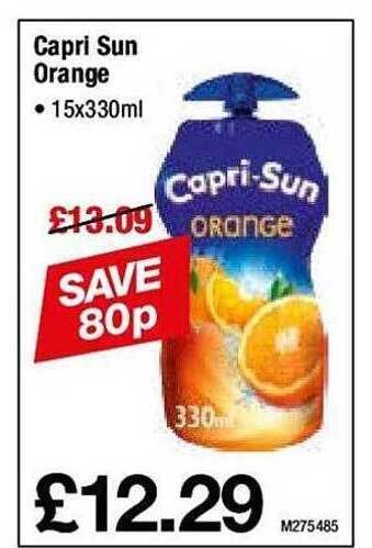 Makro Capri sun orange offer
