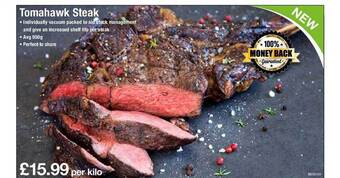 Makro Tomahawk steak offer