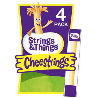 Iceland Strings & things cheestrings 4 x 20g (80g) offer