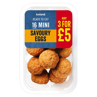 Iceland Iceland mini savoury eggs 216g offer