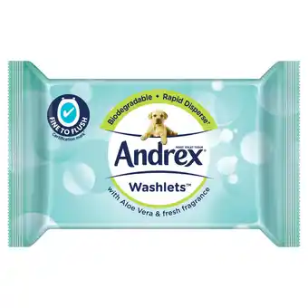 Iceland Andrex® aloe vera washlets™ single pack (36 sheets) offer