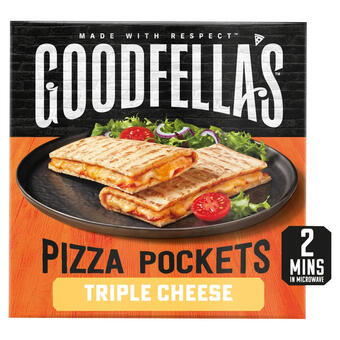 Goodfella's triple cheese pizza pockets 2 pack 250g