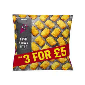 Iceland Iceland hash brown bites 600g offer