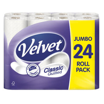 Iceland Velvet classic quilted 24 toilet rolls offer