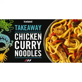 Iceland Iceland takeaway chicken curry noodles 375g offer