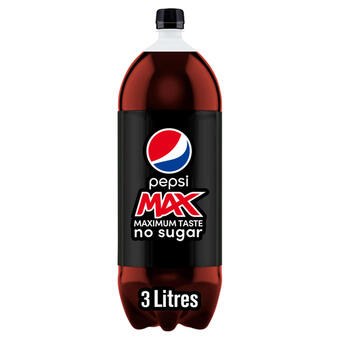 Iceland Pepsi max no sugar cola bottle 3l offer