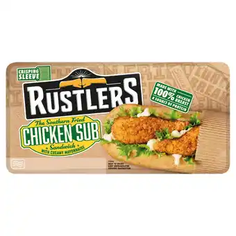 Iceland Rustlers the southern fried chicken sub sandwich 158g offer