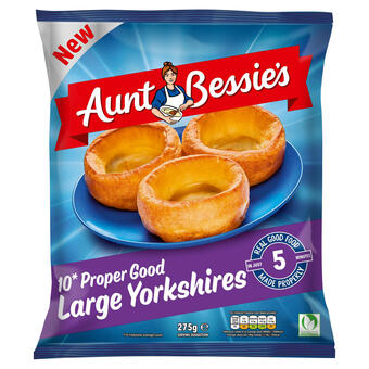 Iceland Aunt bessie's 10 proper good large yorkshires 275g offer
