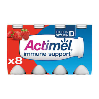 Iceland Actimel strawberry 8 x 100g (800g) offer