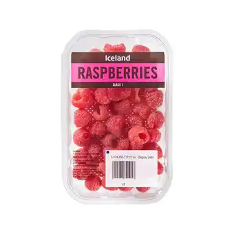 Iceland Iceland raspberries 125g offer