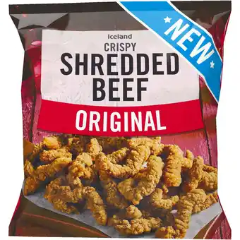 Iceland Iceland original crispy shredded beef 350g offer