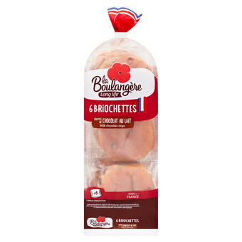 Iceland La boulangère 6 briochettes milk chocolate chips 210g offer