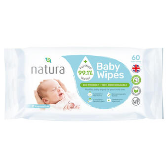 Iceland Natura 60 baby wipes offer