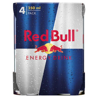 Iceland Red bull energy drink, 250ml (4 pack) offer