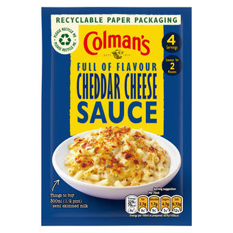 Iceland Colman's sauce mix cheddar cheese 40 g offer