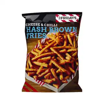 Iceland Tgi fridays cheese and chilli hash brown fries 750g offer