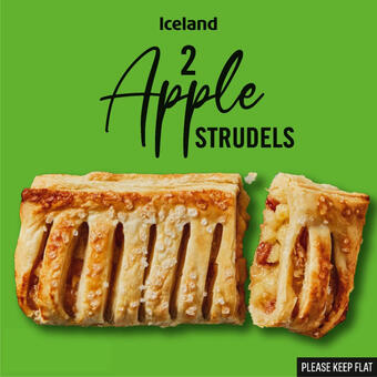 Iceland Iceland 2 apple strudels 600g offer