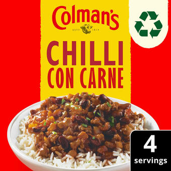 Iceland Colman's recipe mix chilli con carne 50 g offer