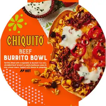 Iceland Chiquito® beef burrito bowl 460g offer