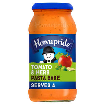 Iceland Homepride pasta bake sauce creamy tomato and herb 485g offer