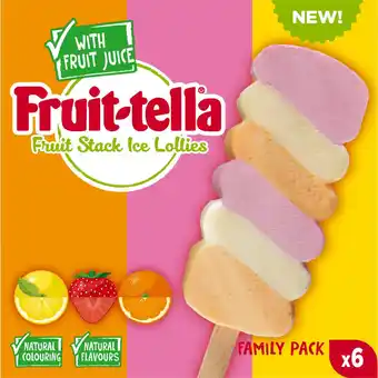 Iceland Fruitella® fruit stack ice lollies 354g offer