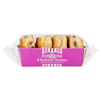 Iceland Becky's bakery 4 sultana scones offer