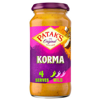 Iceland Patak's the original korma cooking sauce 450g offer