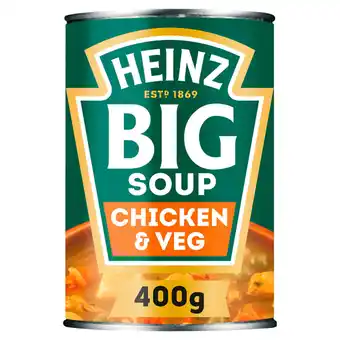 Iceland Heinz big soup chicken & vegetable 400g offer